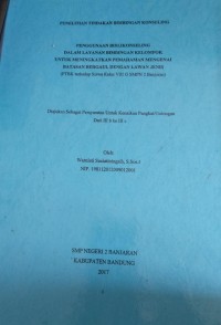 Image of PTK Pengunaan Bibliokonseling dalam Layanan Bimbingan  Kelompok untuk meningkatkan pemahaman mengenai batasan bergaul dengan lawan jenis.